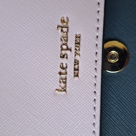 🎁NEW Kate Spade Lavender Pink/Navy and White Bag /Crossbody EC - Picture 16 of 16